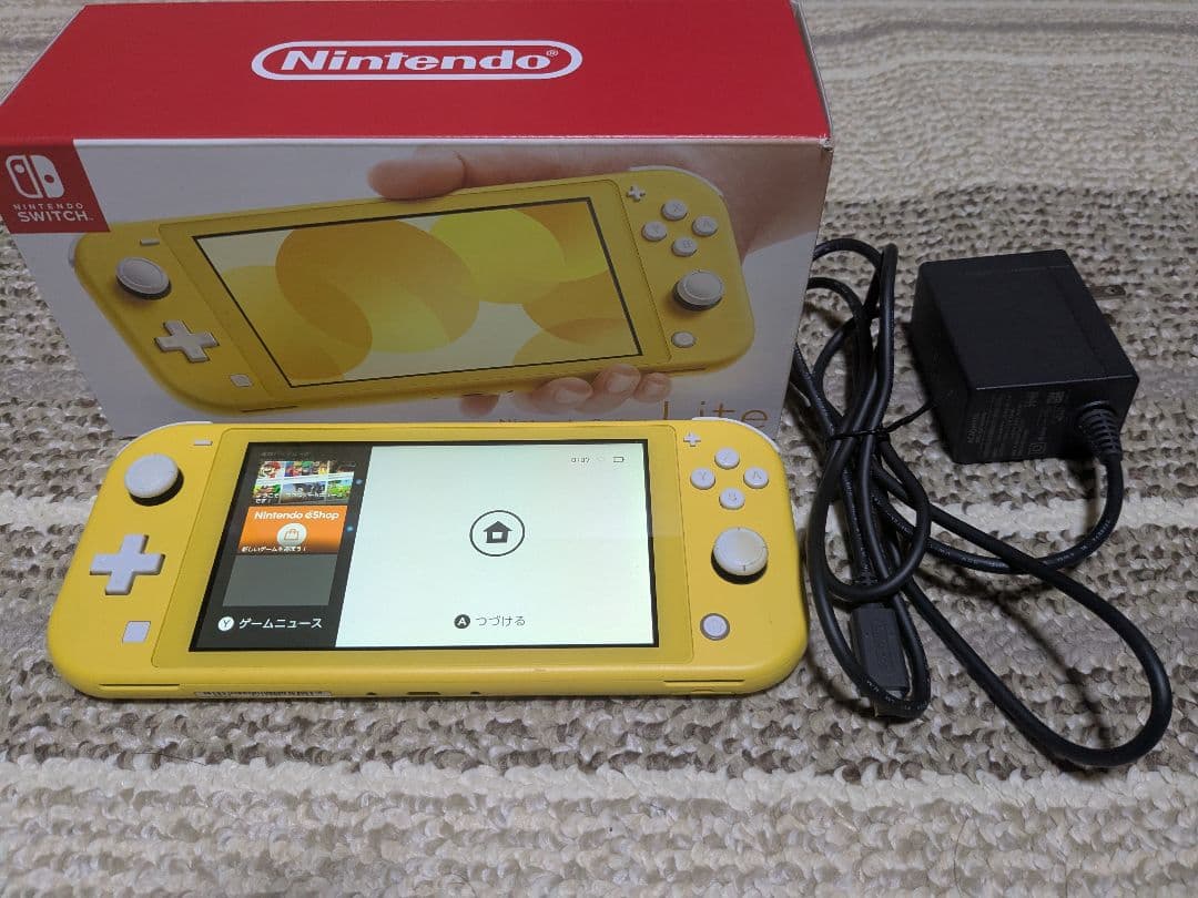 Nintendo Switch Lite イエロー 動作可 ジャンク品 現状品