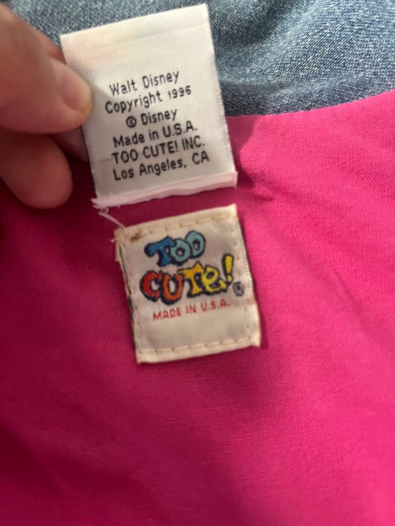 【希少】90年代too cute ディズニー リメイクデニム ジャケット