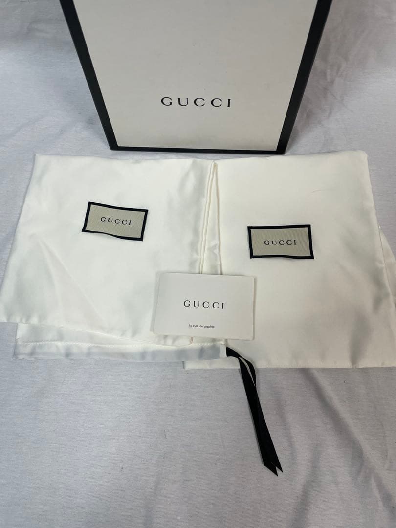 2D111 GUCCI ケルコア ブローグモンクシューズ 26.5cm