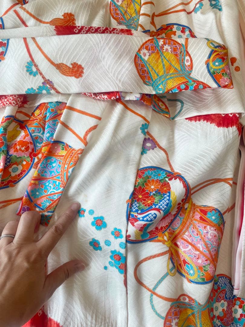 七五三3歳7歳　着物　アンティーク　骨董品　ヴィンテージ　古典柄