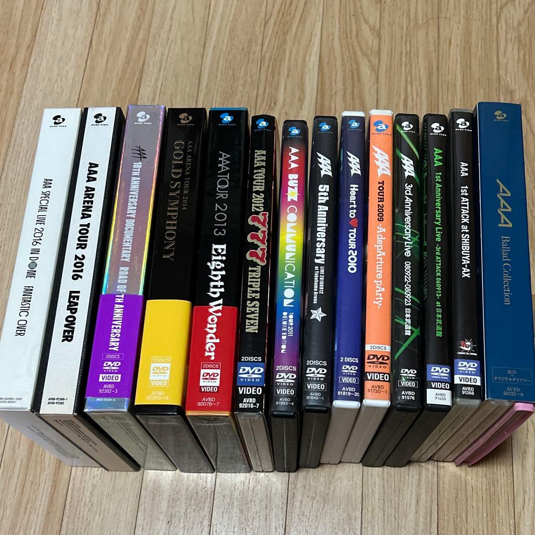 【まとめ売り お得】AAA LIVE DVD 13点＋CD1点