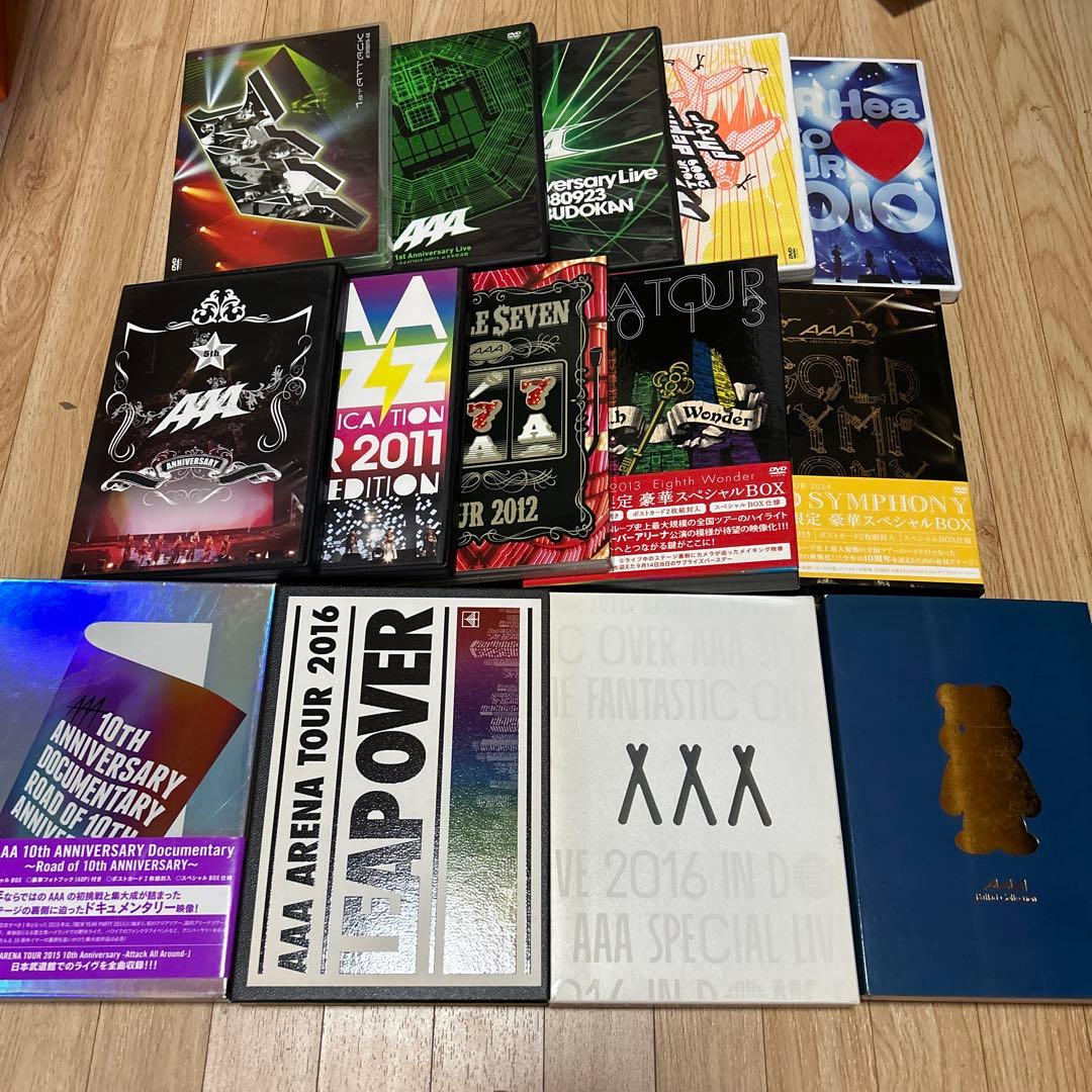 【まとめ売り お得】AAA LIVE DVD 13点＋CD1点