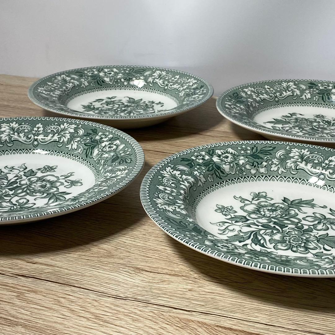 イギリス WESTMINSTER WOOD&SONS スープ皿 4枚 E51