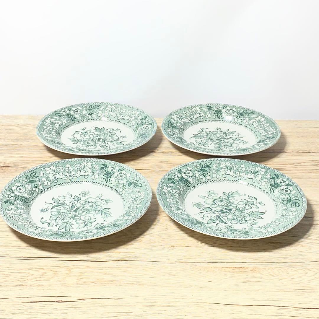 イギリス WESTMINSTER WOOD&SONS スープ皿 4枚 E51