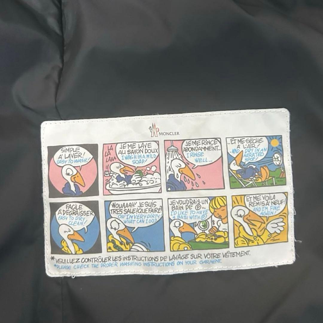 MONCLERダウンベスト Ghany 美品 14A黒 【正規品】大人も着用可能