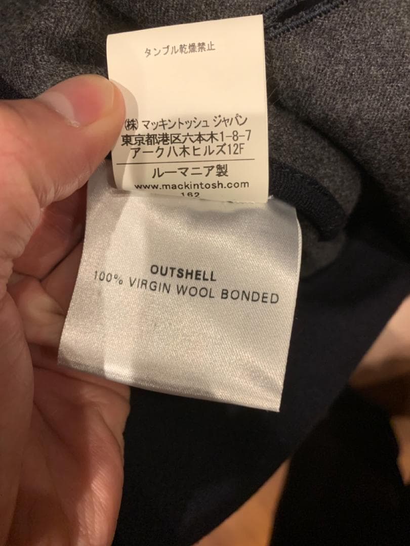 d*o様 MACKINTOSH フード付きコート 36 ネイビー