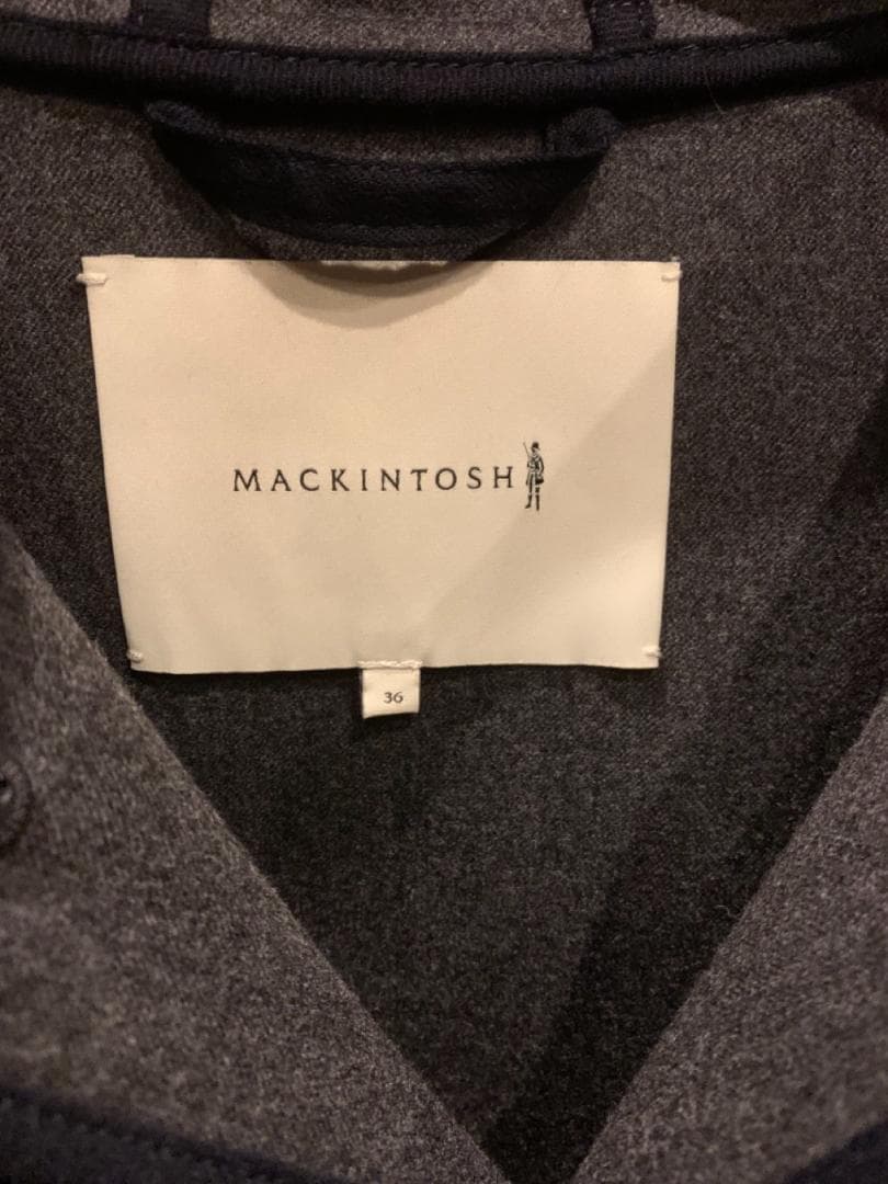 d*o様 MACKINTOSH フード付きコート 36 ネイビー