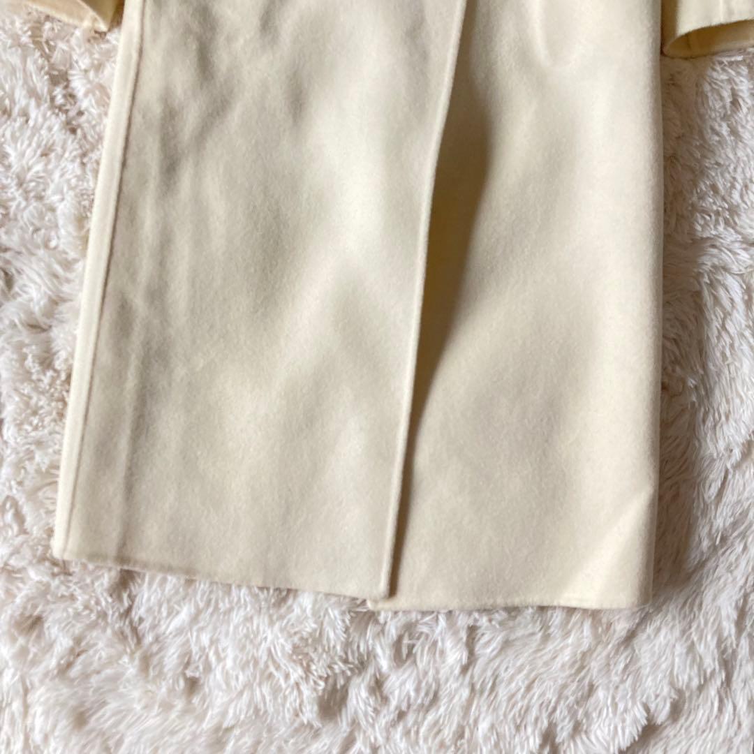 ★マディソンブルー★パールチェスターコート★エスティネーション別注★白★XS★