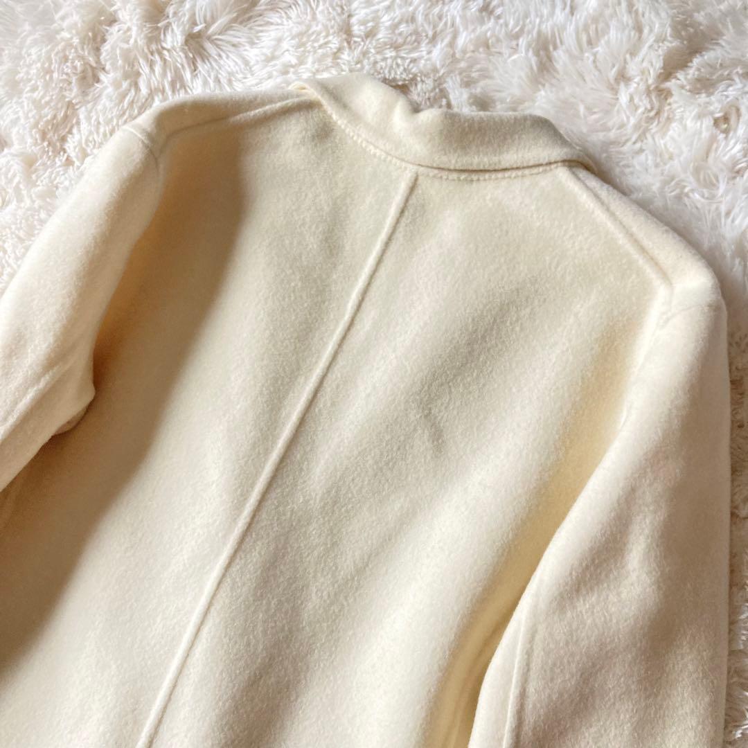 ★マディソンブルー★パールチェスターコート★エスティネーション別注★白★XS★