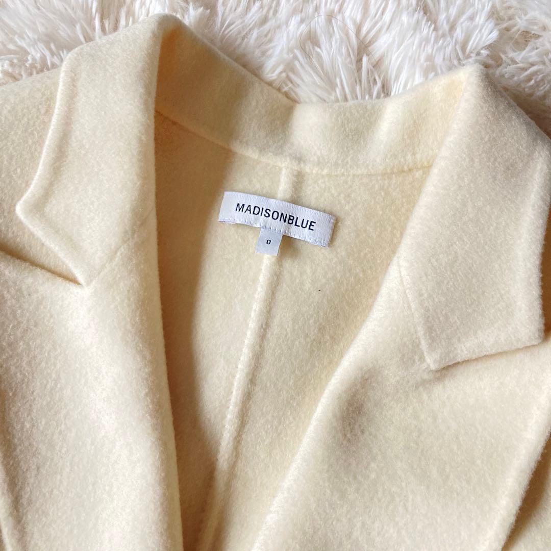 ★マディソンブルー★パールチェスターコート★エスティネーション別注★白★XS★