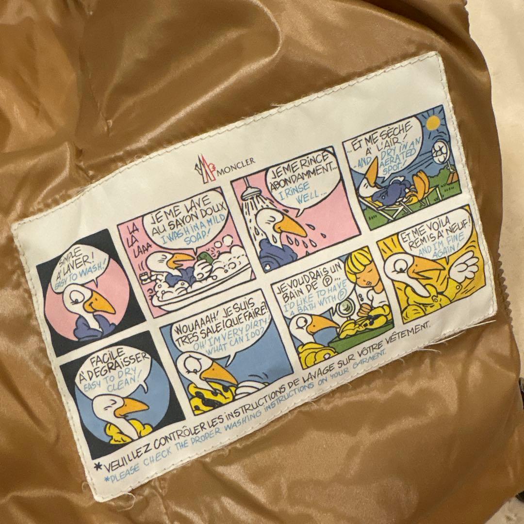 MONCLER キャメルダウンベスト　サイズ0モンクレール美品