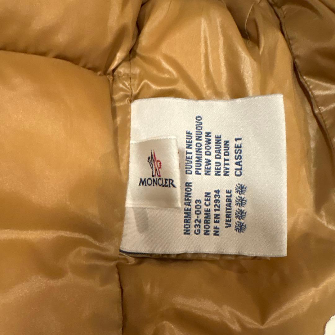 MONCLER キャメルダウンベスト　サイズ0モンクレール美品