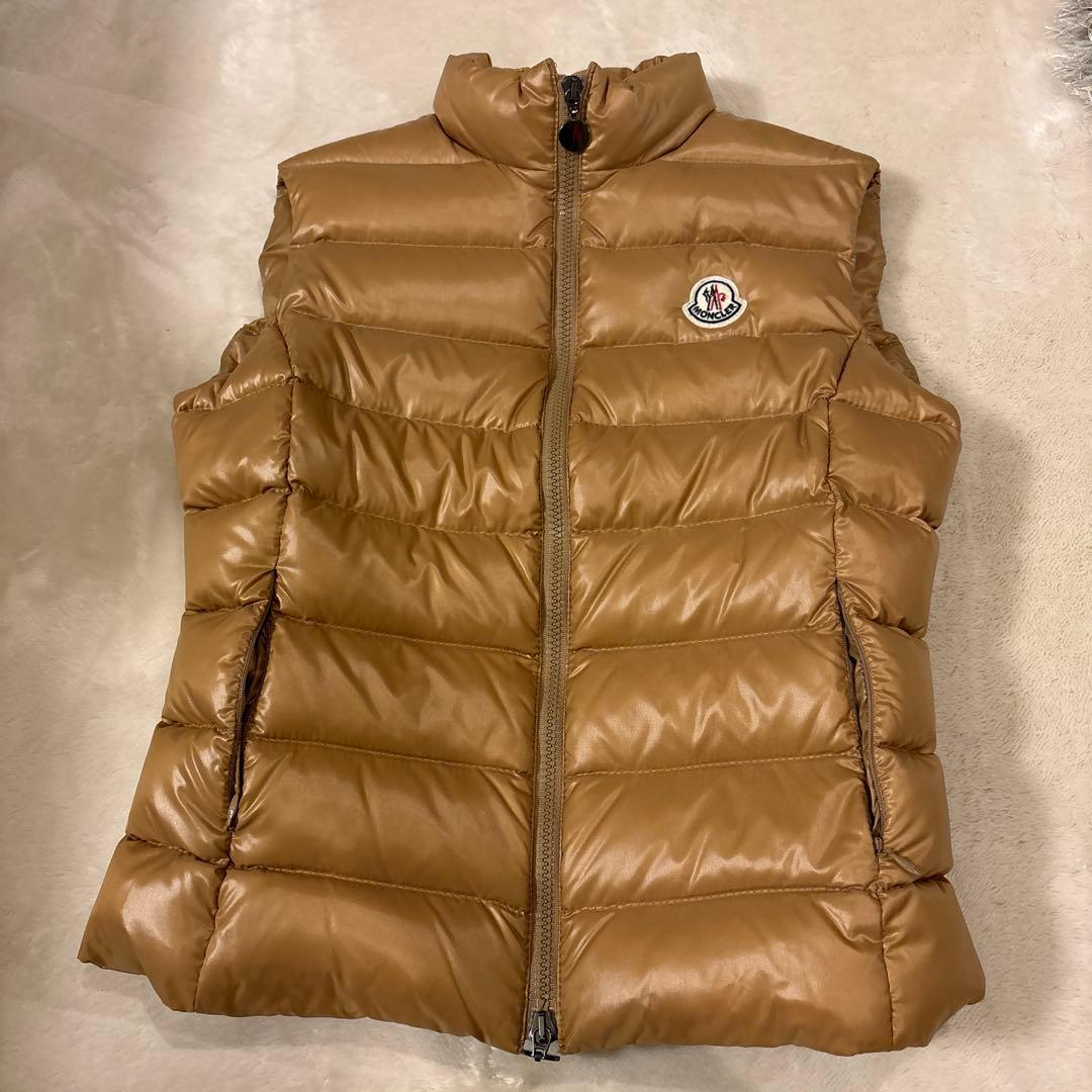 MONCLER キャメルダウンベスト　サイズ0モンクレール美品