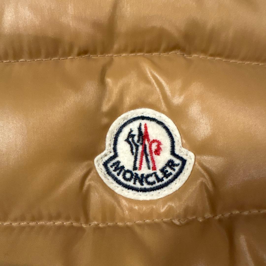 MONCLER キャメルダウンベスト　サイズ0モンクレール美品