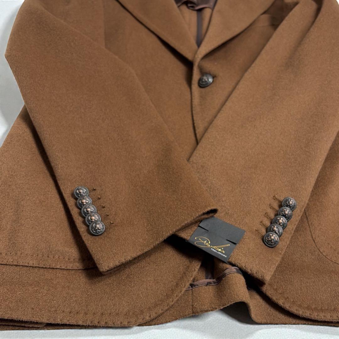 新品 希少 タリアトーレ ピーノレラリオ キャメル100% ジャケット 48