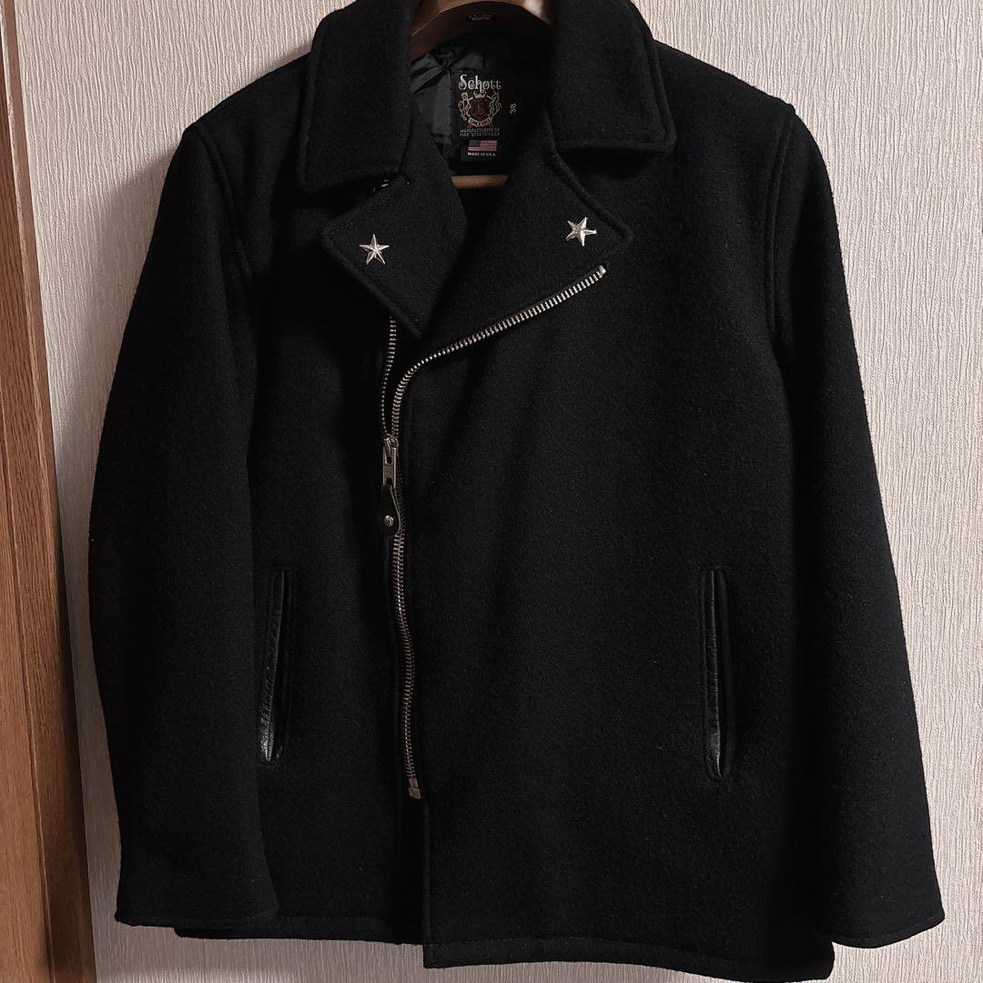 Schott(769 ワンスター ライダースウールPコート)