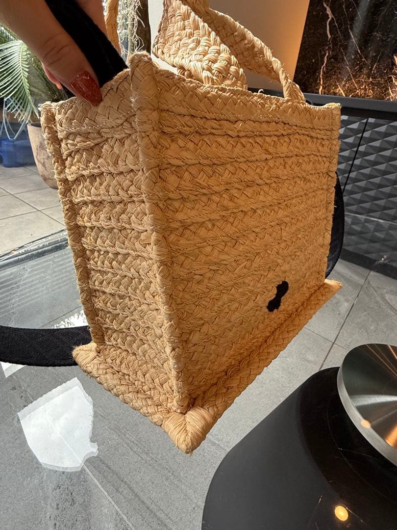 PATOU パトゥ ラフィア JPトート スモール