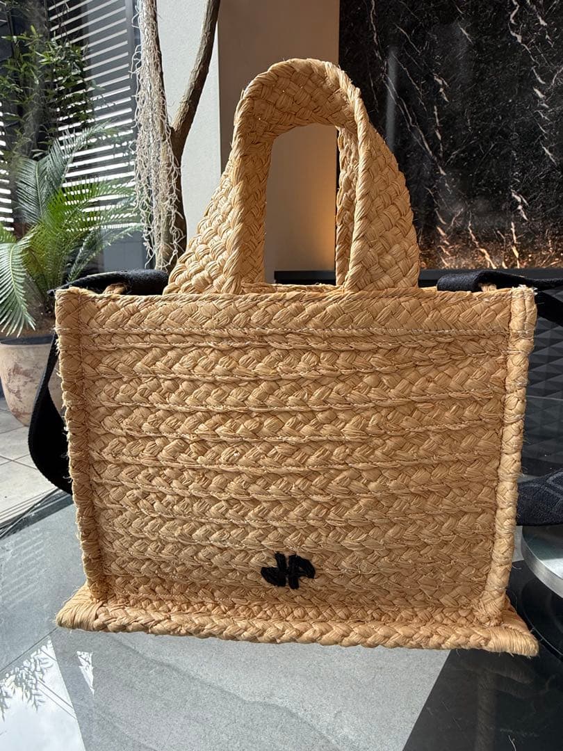 PATOU パトゥ ラフィア JPトート スモール