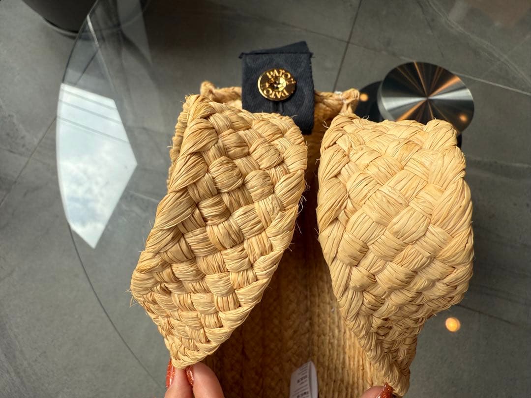 PATOU パトゥ ラフィア JPトート スモール