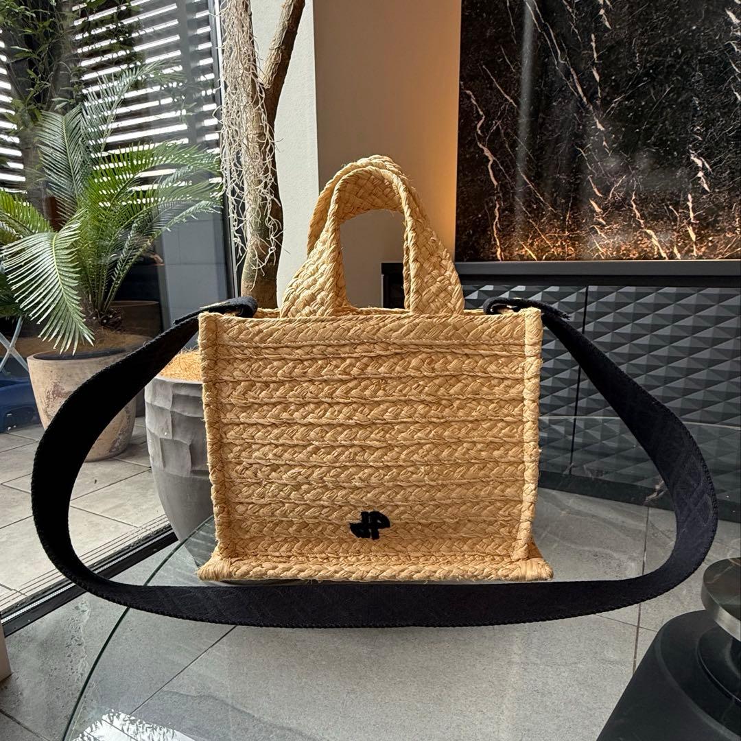 PATOU パトゥ ラフィア JPトート スモール