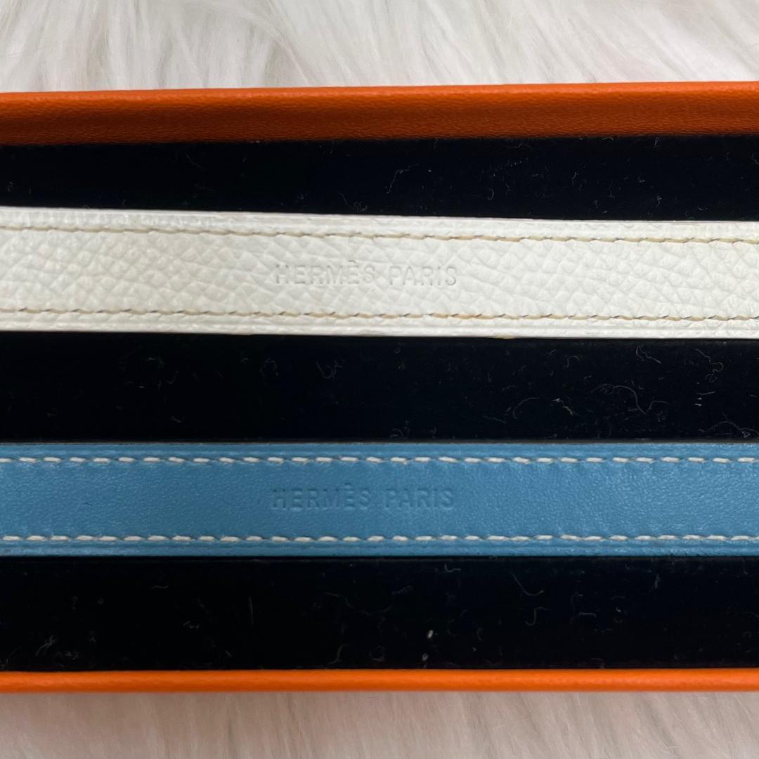 エルメスHERMES レザー ブレスレット セリエ ルーピング バングル