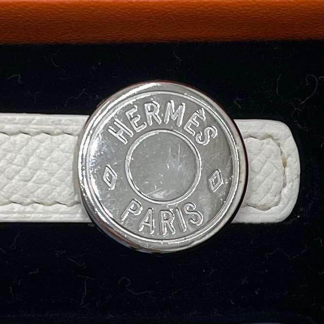エルメスHERMES レザー ブレスレット セリエ ルーピング バングル