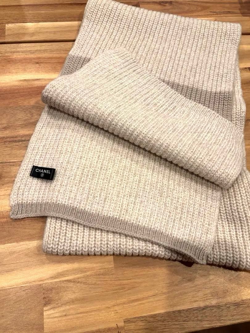 CHANEL ベージュ ストール　 マフラー