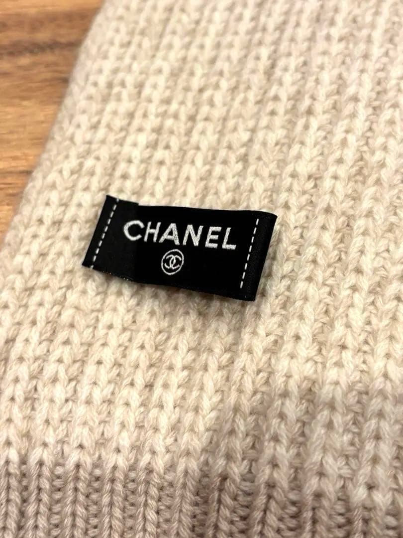 CHANEL ベージュ ストール　 マフラー
