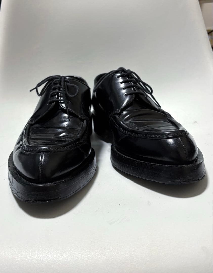 美品　プラダUチップ ドレスシューズ ブラック 5 1/2 2EG097