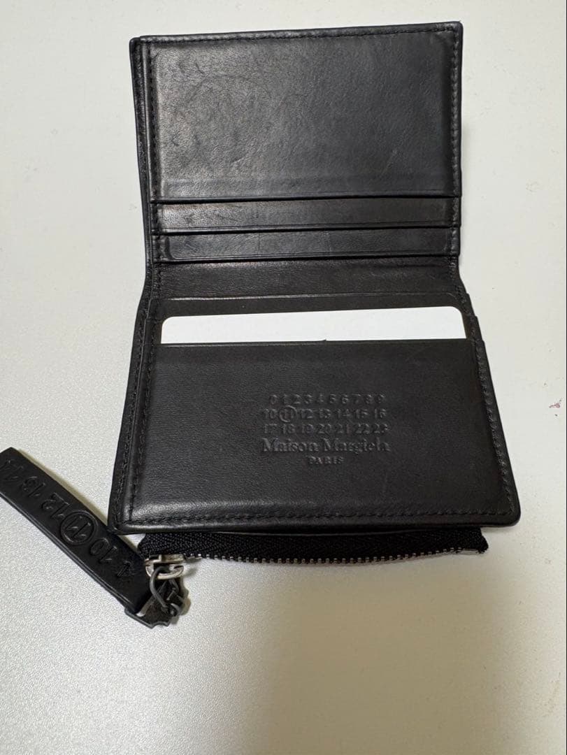 メゾンマルジェラ/財布/二つ折/ブラック