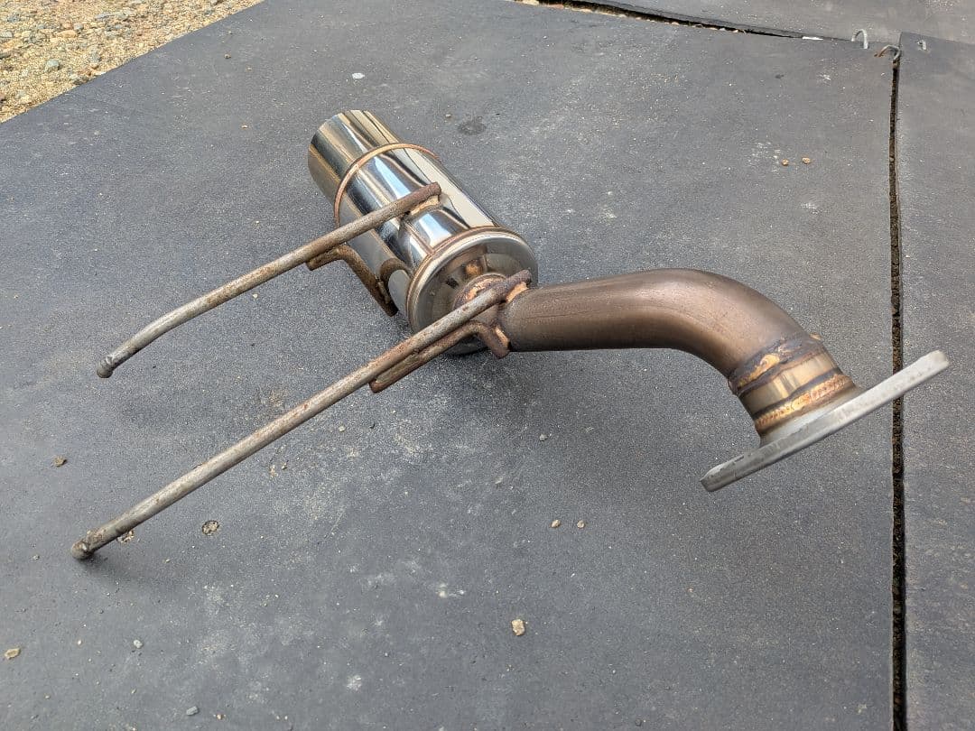 NDロードスター用 オールステンレス砲弾型マフラー