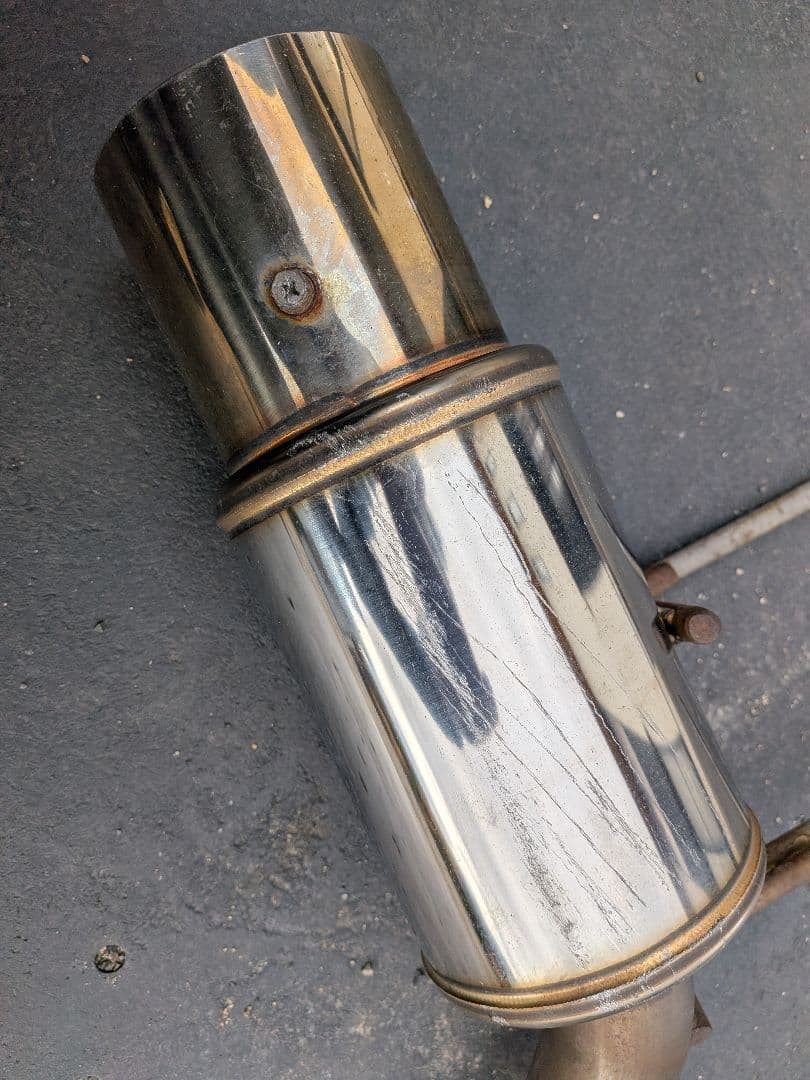 NDロードスター用 オールステンレス砲弾型マフラー