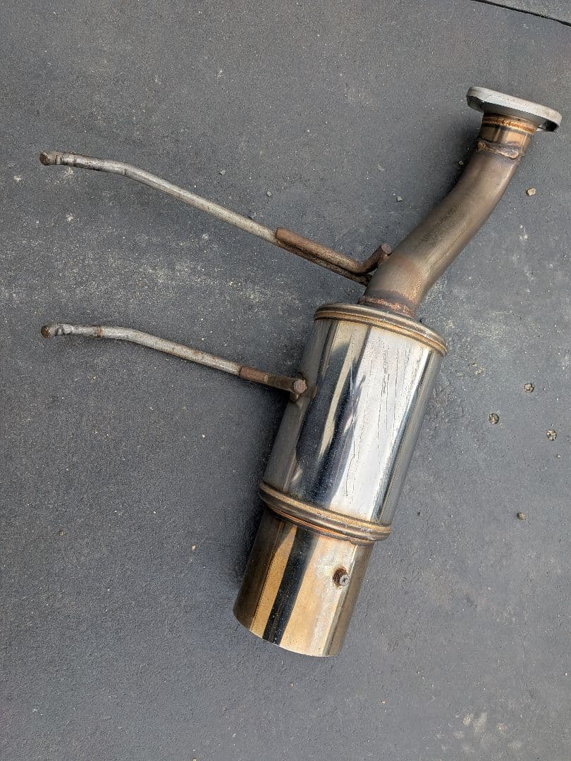 NDロードスター用 オールステンレス砲弾型マフラー