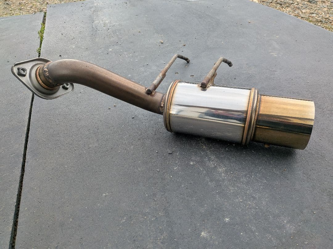 NDロードスター用 オールステンレス砲弾型マフラー