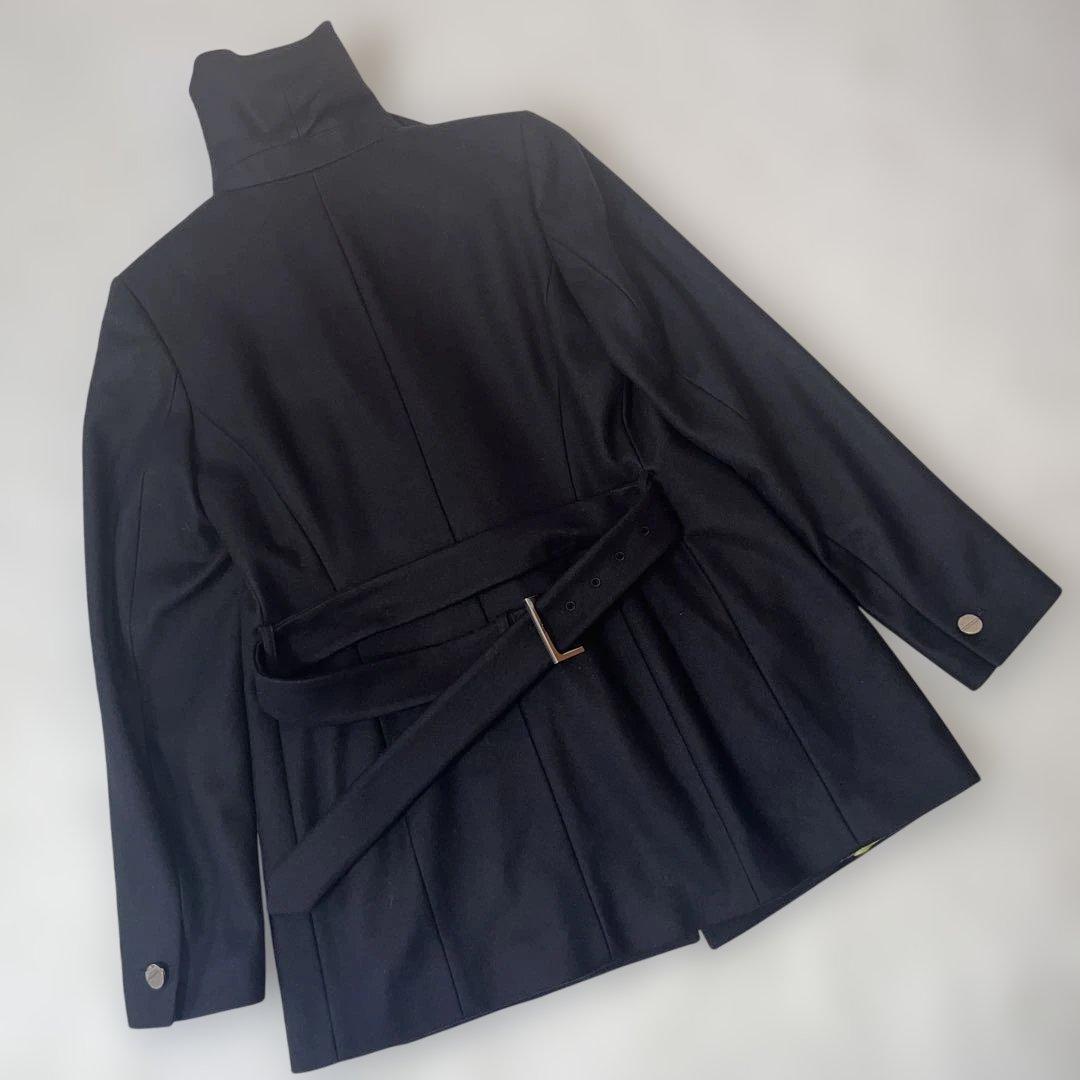 極美品　未使用　Ted baker ラップコート　カシミヤ混　ベルト　Aライン