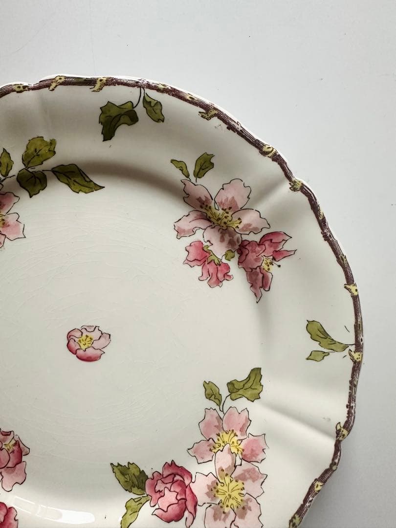 サルグミンヌ　りんごの花　フランス　アンティーク　プレート　皿　平皿