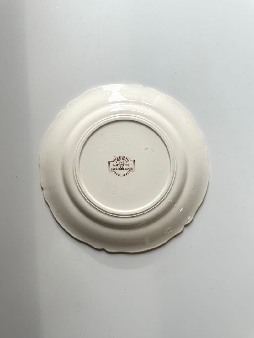 サルグミンヌ　りんごの花　フランス　アンティーク　プレート　皿　平皿