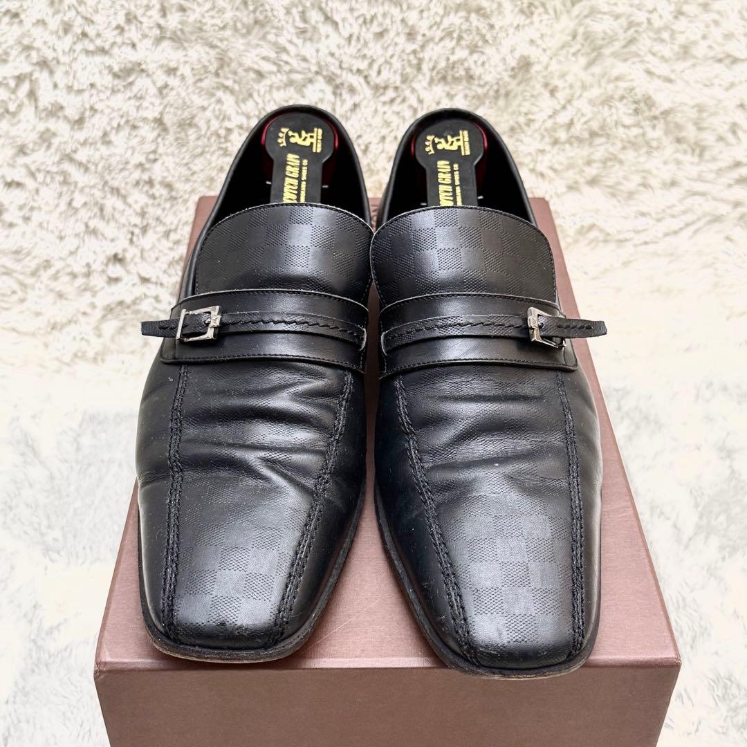 LOUISVUITTON ルイヴィトン 81/2 ダミエ モンク スクエアトゥ