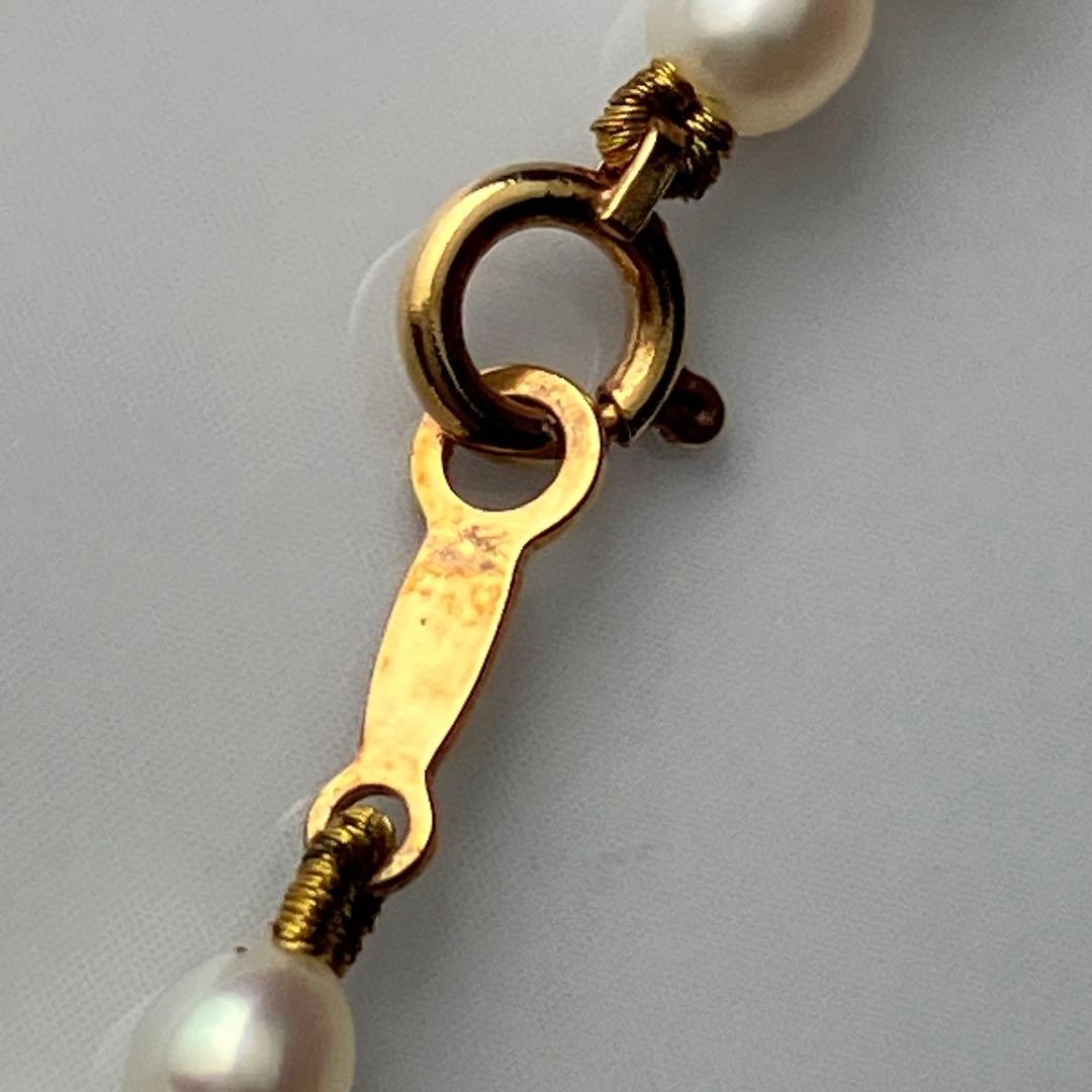 ミキモト ベビーパール 真珠 ネックレス K18 箱付き