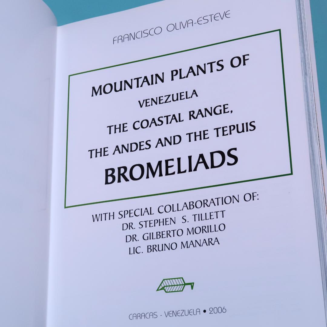 特別価格！ 洋書『ベネズエラの山岳植物、アンデスとテプイ、ブロメリア』植物図鑑
