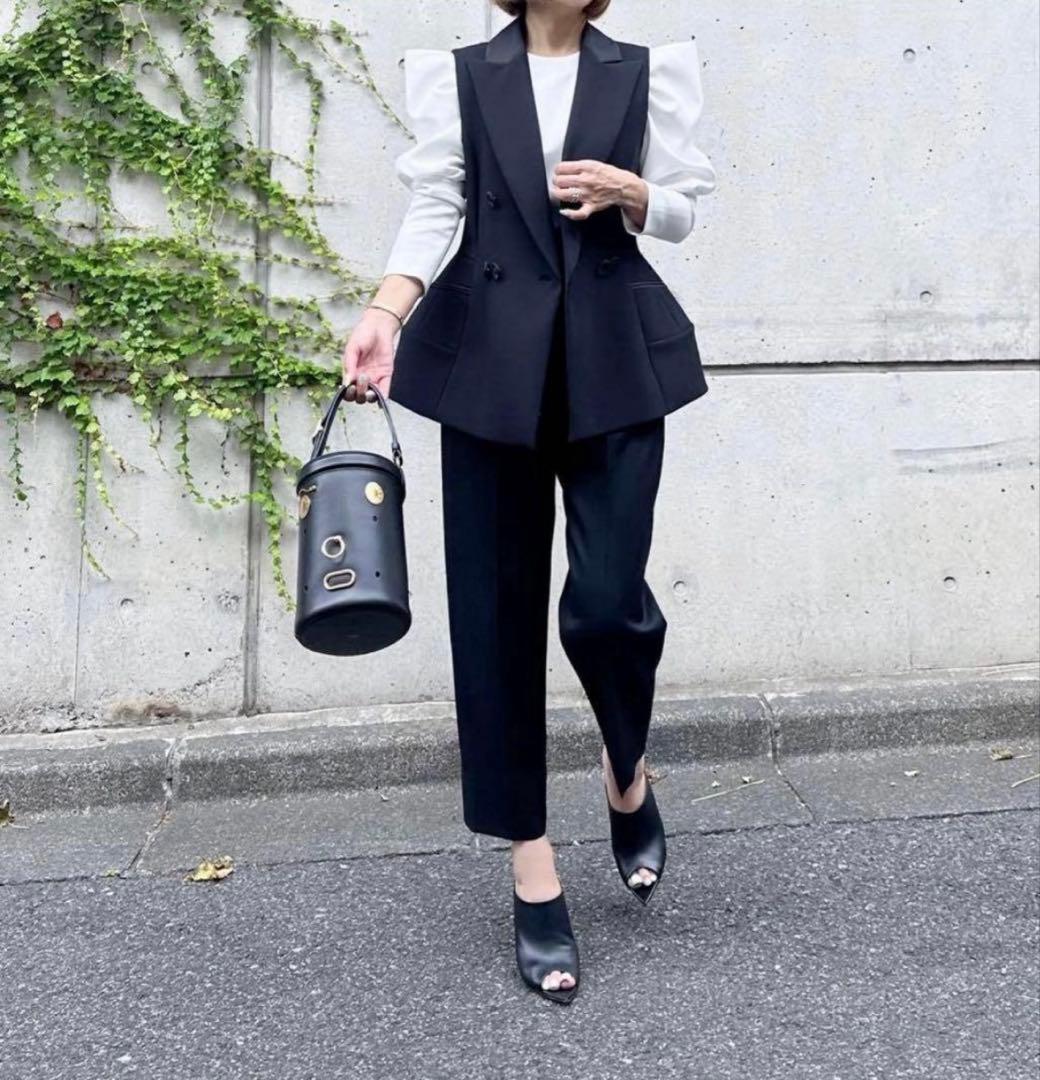 新品未使用　シーニュcygne スワンジレブラックSサイズ0