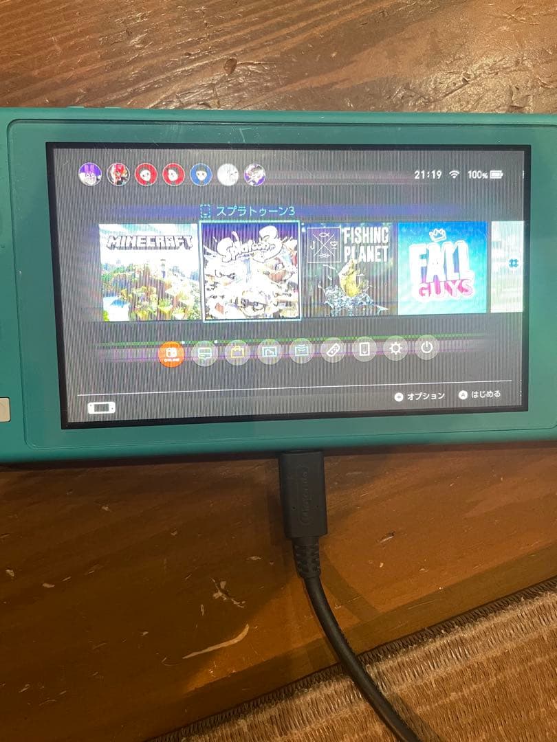 Nintendo Switch Lite ターコイズ　液晶不具合