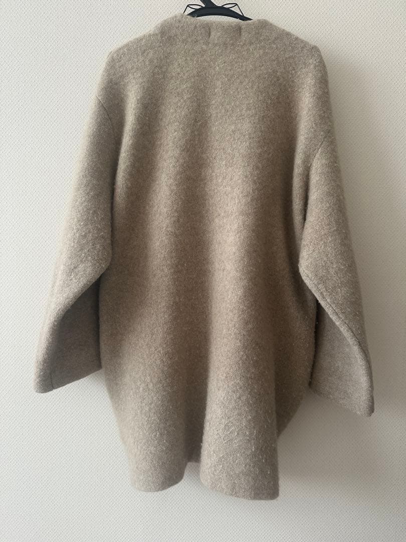 machatt ラクーンニットコート