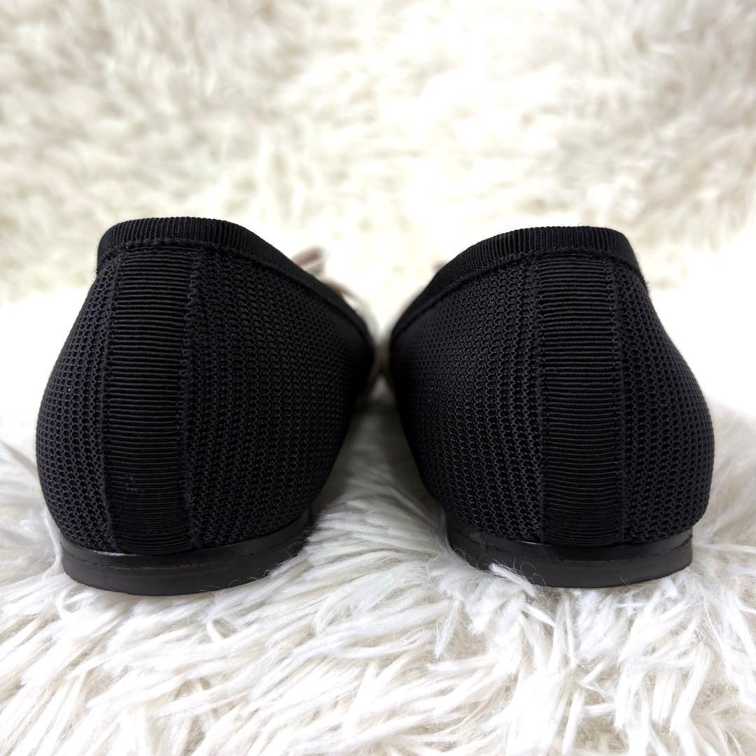 【美品】ディオール　J'ADIOR ロゴ入　フラットシューズ