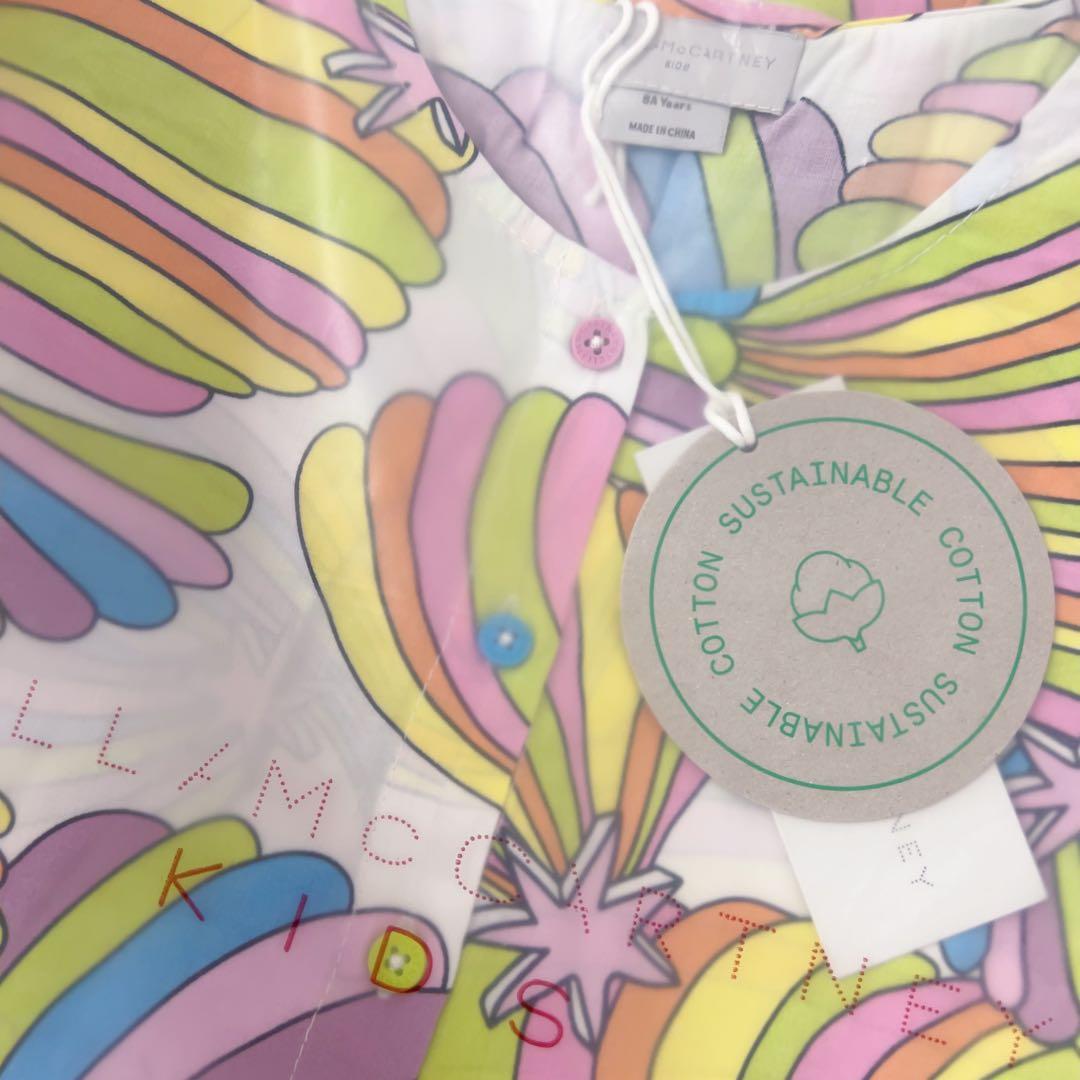 【新品・タグなし】Stella McCartney 星柄　ワンピース 8A 6A