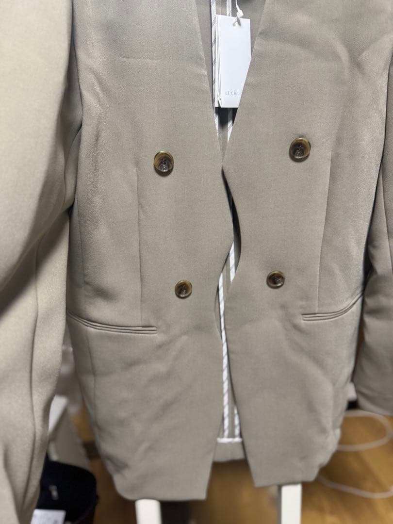 [最終値下げ]ふじあみさん着用【ルシェルブルー】カーブラインジャケット36サイズ