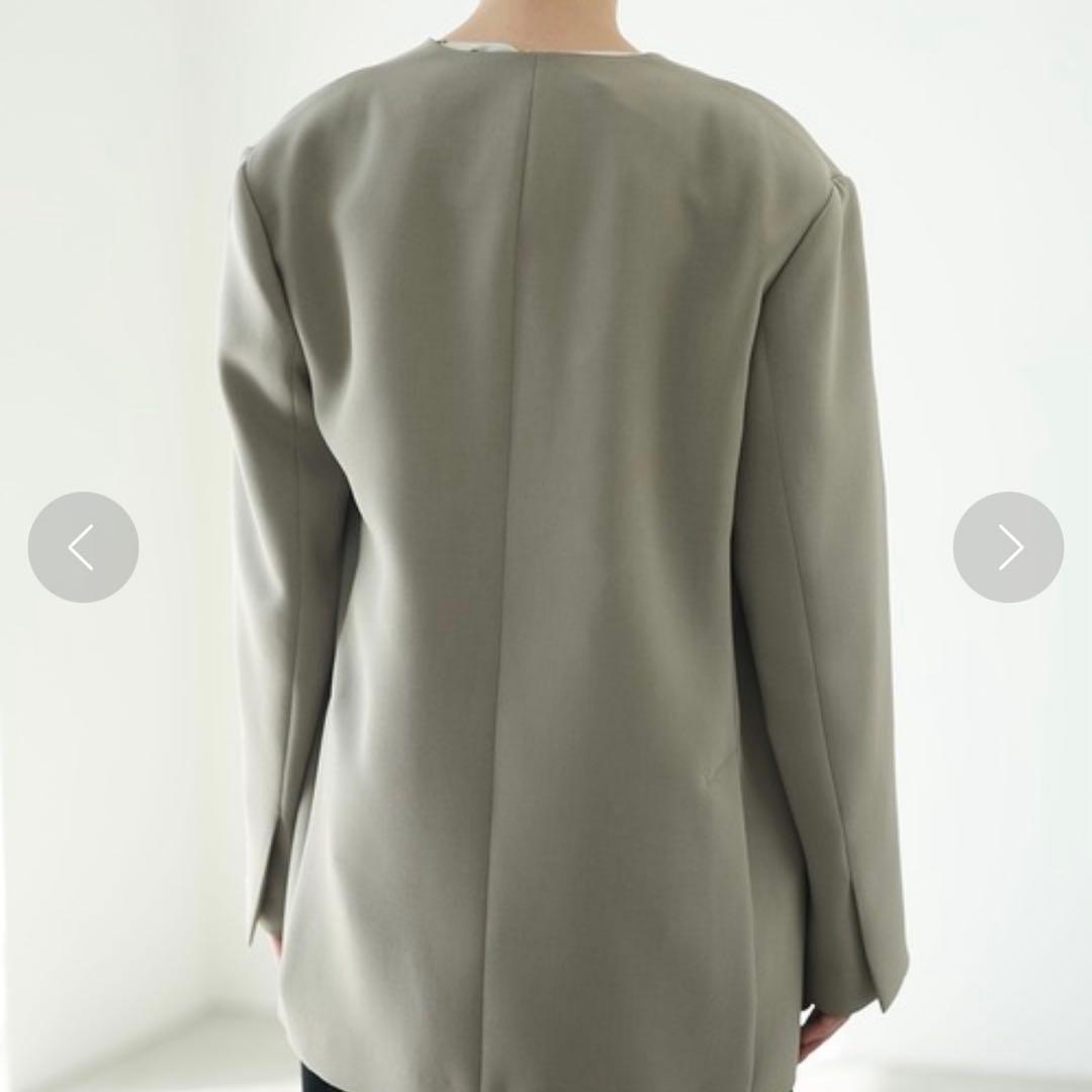 [最終値下げ]ふじあみさん着用【ルシェルブルー】カーブラインジャケット36サイズ