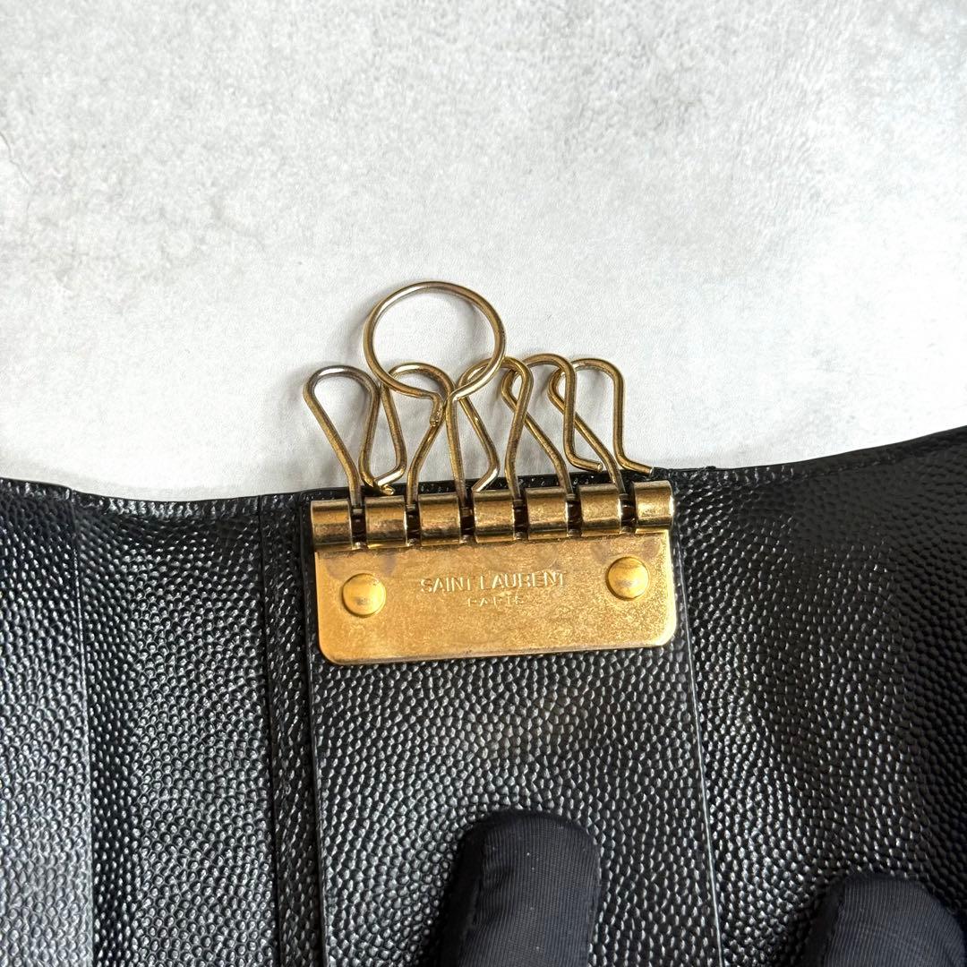 【美品/希少】 SAINT LAURENT / カサンドラマトラッセキーケース