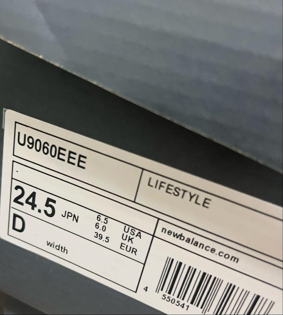 新品　New Balance U9060EEE Slat Grey 24.5