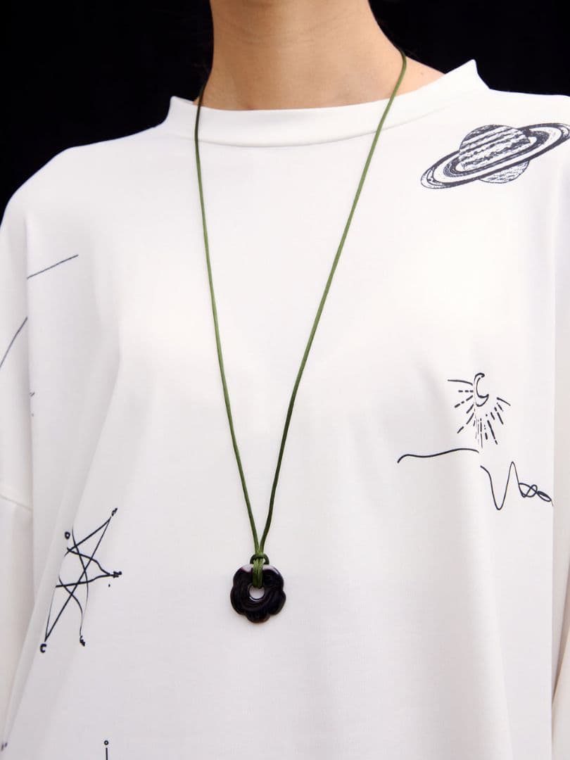 トップス Ameri PLANET TATTOO LONG SLEEVE TOP